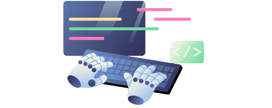 Abstract AI animation